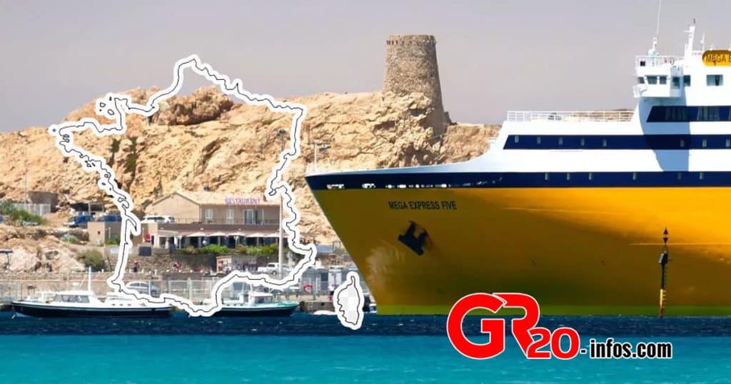 Partir de Marseille pour faire le GR20 : avion, ferry et accès aux départs 3 Nouvelle liaison ferry entre Ile Rousse et Sete