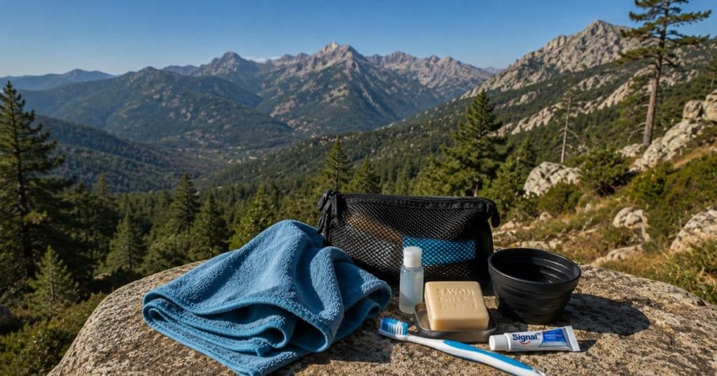 Comment gérer son hygiène sur le GR20 sans se compliquer la vie 2 matériel hygiène et soin sur le GR20